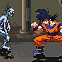 Crazy Zombie v9.0 Goku gameplay - Destroy them all 2 player fighting game, Зомби