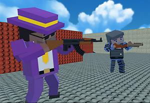 Minecraft jogo de tiro - block strike 