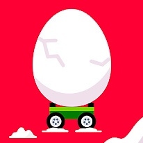 EGG CAR free online game on Miniplay.com