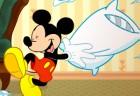 Mickey And Friends In Pillow Fight
