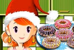 SARA'S COOKING CLASS: CHRISTMAS DOUGHNUT COOKIES jogo online gratuito em