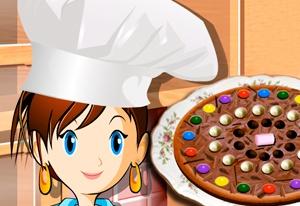 SARA'S COOKING CLASS: CHOCOLATE PIZZA jogo online gratuito em