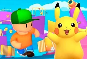 STUMBLE GUYS X POKÉMON jogo online gratuito em