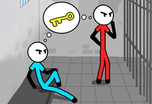 Jogue Stickman vermelho e azul 2, um jogo de Fogo e água