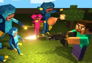 MineCraft Shooter: Huggy's Attack!