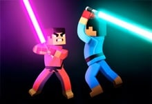 3D Block Gladiator: Sword Draw