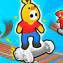 Obby: Crazy Cart Ride